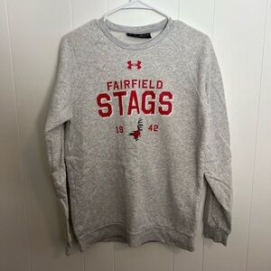 Fairfield University Under Armour Gray Crewneck